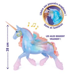 Licorne Interactive Skywind Ailes Magiques L'Ecole des Licornes - Sons et Lumieres - SPIN MASTER - A partir de 4 ans
