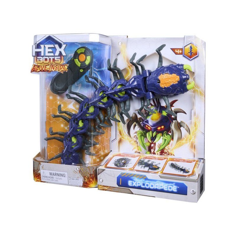 Explodapede Centipede Hex Bots - Centipede Radiocommandé Rechargeable