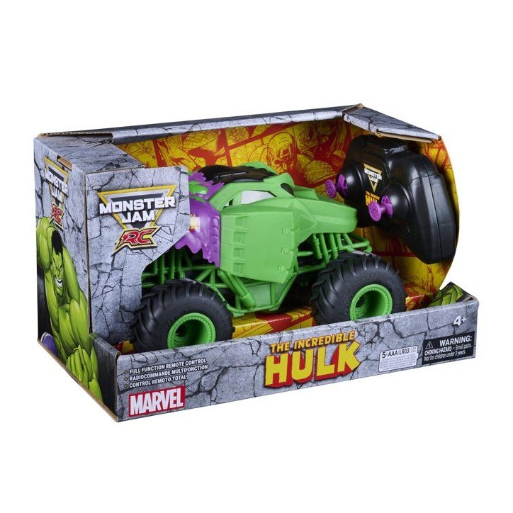 Véhicule Radiocommandé Hulk 1:24 Monster Jam - Technologie 2,4 Ghz - SPIN MASTER - A partir de 4 ans