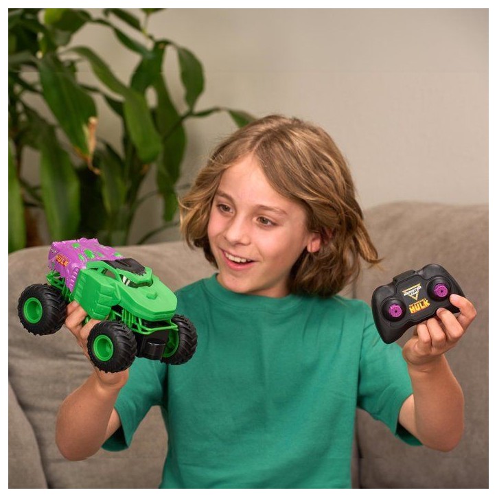 Véhicule Radiocommandé Hulk 1:24 Monster Jam - Technologie 2,4 Ghz - SPIN MASTER - A partir de 4 ans