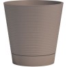 Pot réserve d'eau - GARDEN ID - Green Care Sense Taupe 40 cm - Garant
