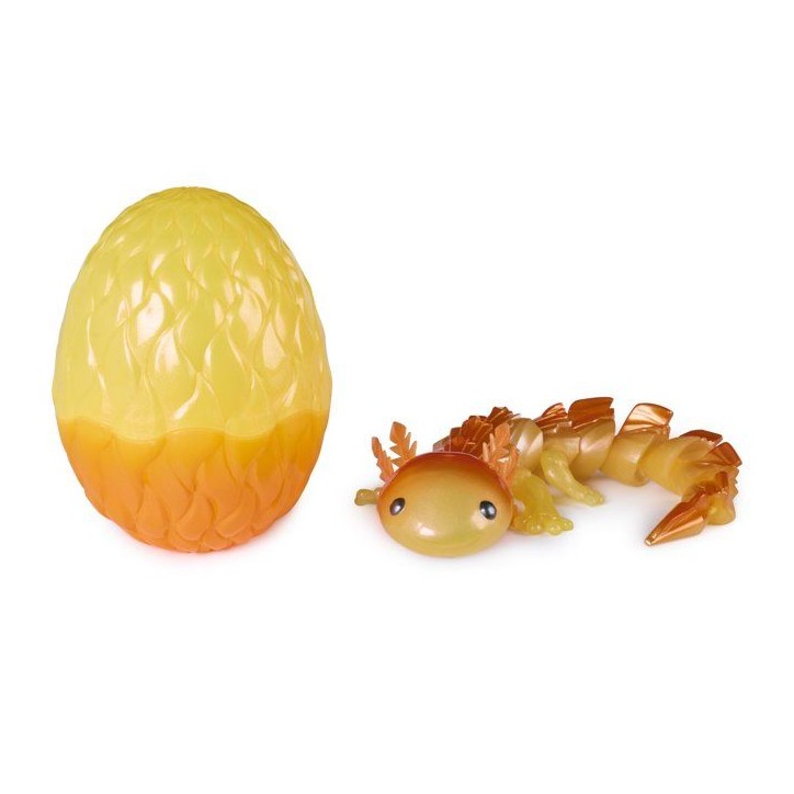Axolotl Hypnotisant a Collectionner Crystalynx Dragons - Articulations Combinables - SPIN MASTER - A partir de 8 ans