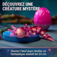 Axolotl Hypnotisant a Collectionner Crystalynx Dragons - Articulations