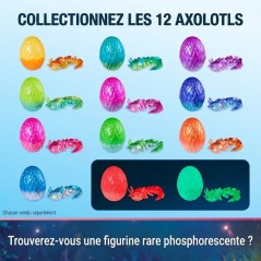 Axolotl Hypnotisant a Collectionner Crystalynx Dragons - Articulations