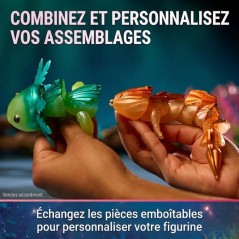 Axolotl Hypnotisant a Collectionner Crystalynx Dragons - Articulations
