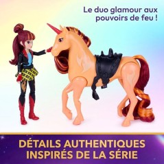 Coffret Feu de Camp de Cinder L'Ecole des Licornes - Poupée Valentina