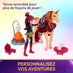 Coffret Feu de Camp de Cinder L'Ecole des Licornes - Poupée Valentina