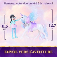 Layla et Glacier Ailes Magiques L'Ecole des Licornes - Poupée + Licorne - SPIN MASTER - A partir de 4 ans