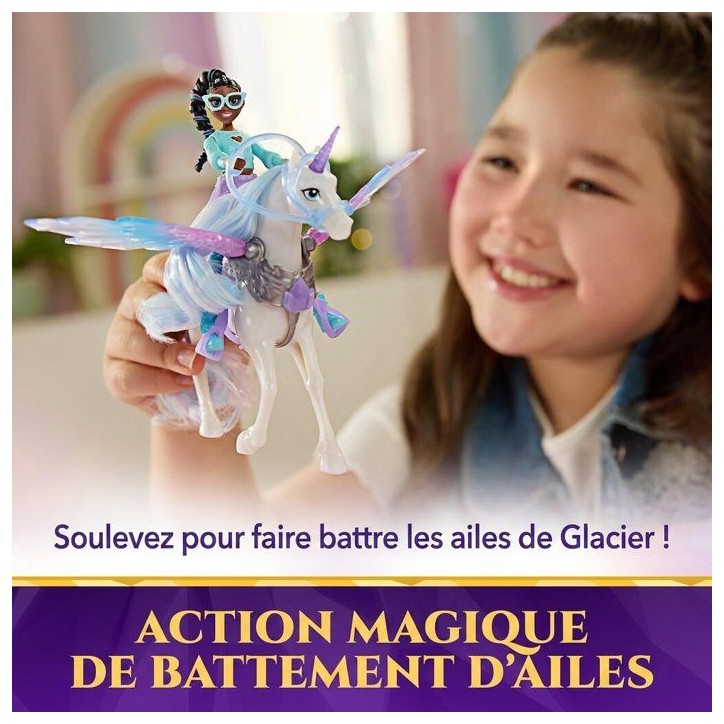 Layla et Glacier Ailes Magiques L'Ecole des Licornes - Poupée + Licorne - SPIN MASTER - A partir de 4 ans