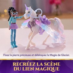 Layla et Glacier Ailes Magiques L'Ecole des Licornes - Poupée + Licor