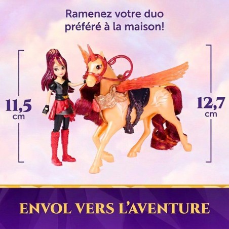 Valentina et Cinder Ailes Magiques L'Ecole des Licornes - Poupée + Licorne - SPIN MASTER - A partir de 4 ans