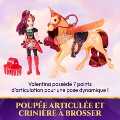 Valentina et Cinder Ailes Magiques L'Ecole des Licornes - Poupée + Li