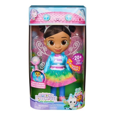 Poupée Gabby a Fonctions Fairylandia - Gabby et la Maison Magique - Sons et Lumieres - SPIN MASTER - A partir de 3 ans