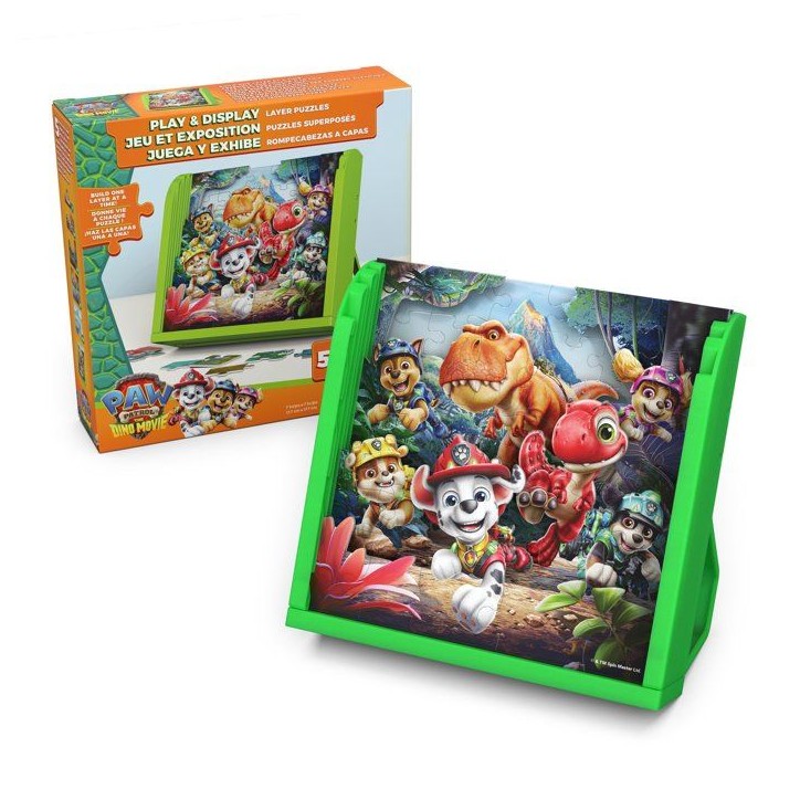 Puzzle Effet De Profondeur - La Pat' Patrouille - Le Film Mission Dino - SPINMASTER - A Partir De 4 Ans Puzzle Effet De Profondeur - La Pat' Patrouille - Le Film Mission Dino - SPINMASTER - A Partir De 4 Ans