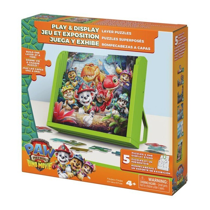 Puzzle Effet De Profondeur - La Pat' Patrouille - Le Film Mission Dino - SPINMASTER - A Partir De 4 Ans Puzzle Effet De Profondeur - La Pat' Patrouille - Le Film Mission Dino - SPINMASTER - A Partir De 4 Ans