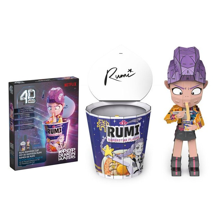 Ramen de Rumi 4D Build - KPop Demon Hunters - Réplique 138 Pieces a Construire - SPIN MASTER - A partir de 12 ans