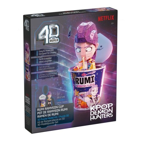 Ramen de Rumi 4D Build - KPop Demon Hunters - Réplique 138 Pieces a Construire - SPIN MASTER - A partir de 12 ans