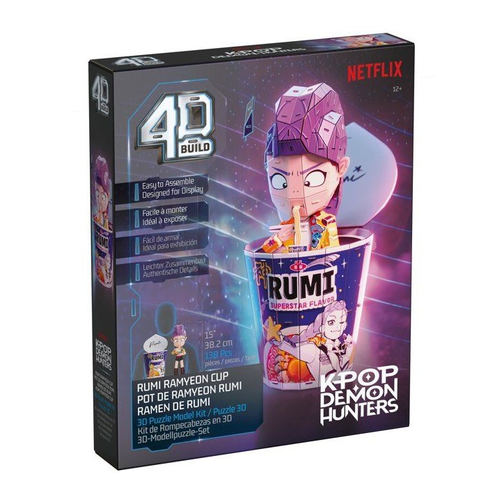 Ramen de Rumi 4D Build - KPop Demon Hunters - Réplique 138 Pieces a Construire - SPIN MASTER - A partir de 12 ans