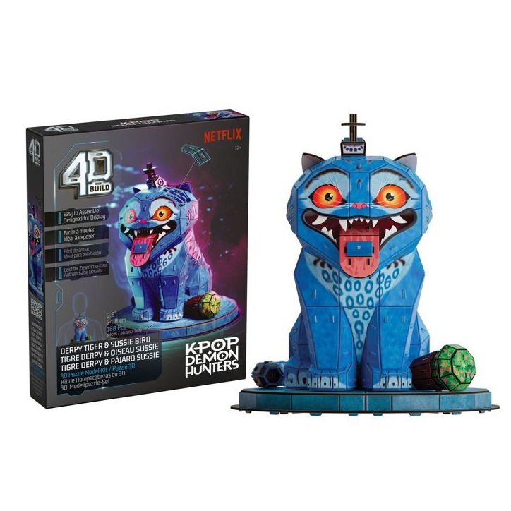 Derpy & Sussie 4D Build - KPop Demon Hunters - Réplique 168 Pieces a Construire - SPIN MASTER - A partir de 12 ans