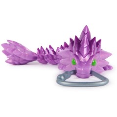 Crystalynx - Pack Mini Dragon articulé 15 cm - Accroche porte-clés i