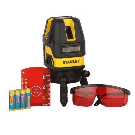 Niveau Laser Multilignes - STANLEY - STHT77514-1 - piles - rouge