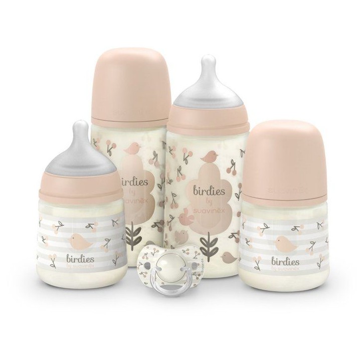 Set nouveau-né - SUAVINEX - Birdies - 0 a 6 mois - Rose Set nouveau-né - SUAVINEX - Birdies - 0 a 6 mois - Rose