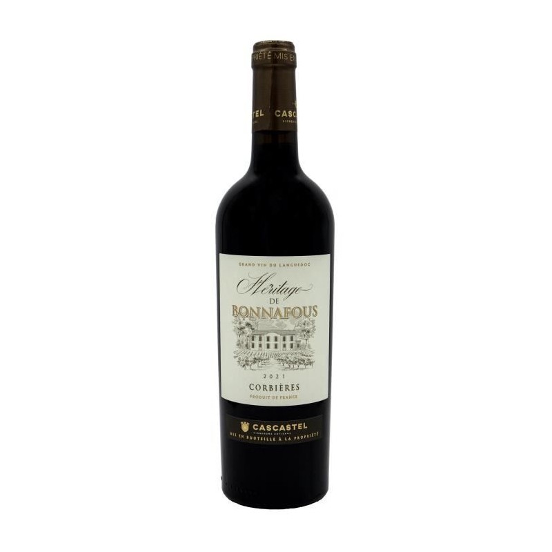 Héritage de Bonnafous 2021 Corbieres - Vin rouge de Languedoc Héritage de Bonnafous 2021 Corbieres - Vin rouge de Languedoc