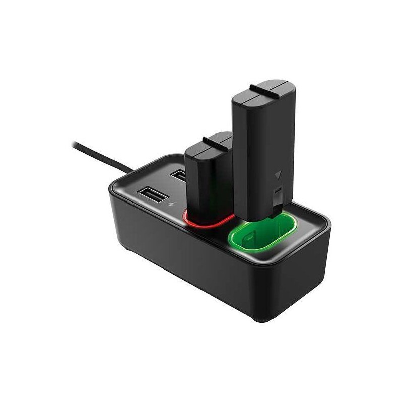 Duo batteries & chargeur LED - SUBSONIC - Xbox One - Xbox Series