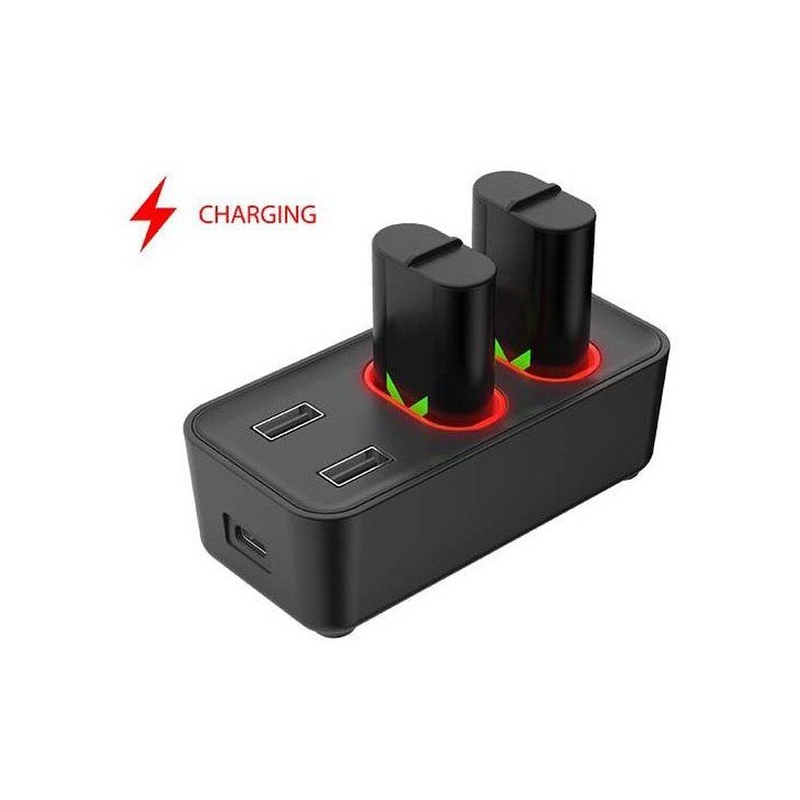 Duo batteries & chargeur LED - SUBSONIC - Xbox One - Xbox Series