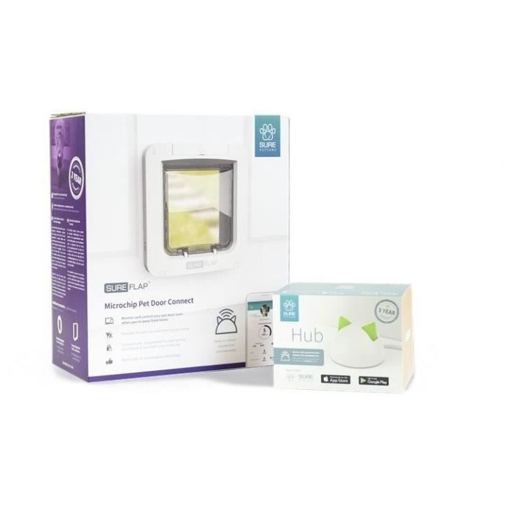 SUREFLAP Grande Chatiere a Puce électronique Connect avec Hub SUREFLAP Grande Chatiere a Puce électronique Connect avec Hub