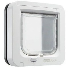 SUREFLAP Chatiere a Puce électronique (blanc/gris)