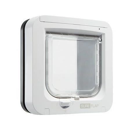 SUREFLAP Chatiere a Puce électronique (blanc/gris)