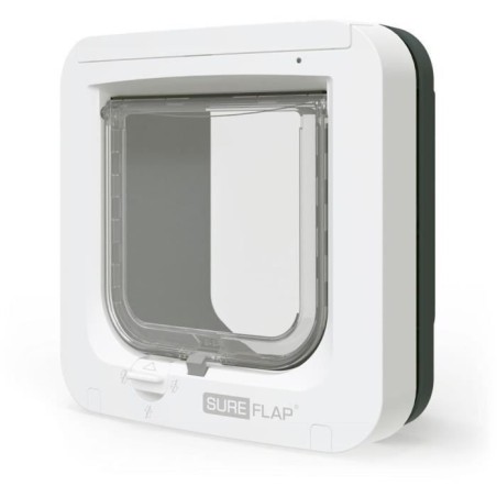 SUREFLAP Chatiere a Puce électronique (blanc/gris)