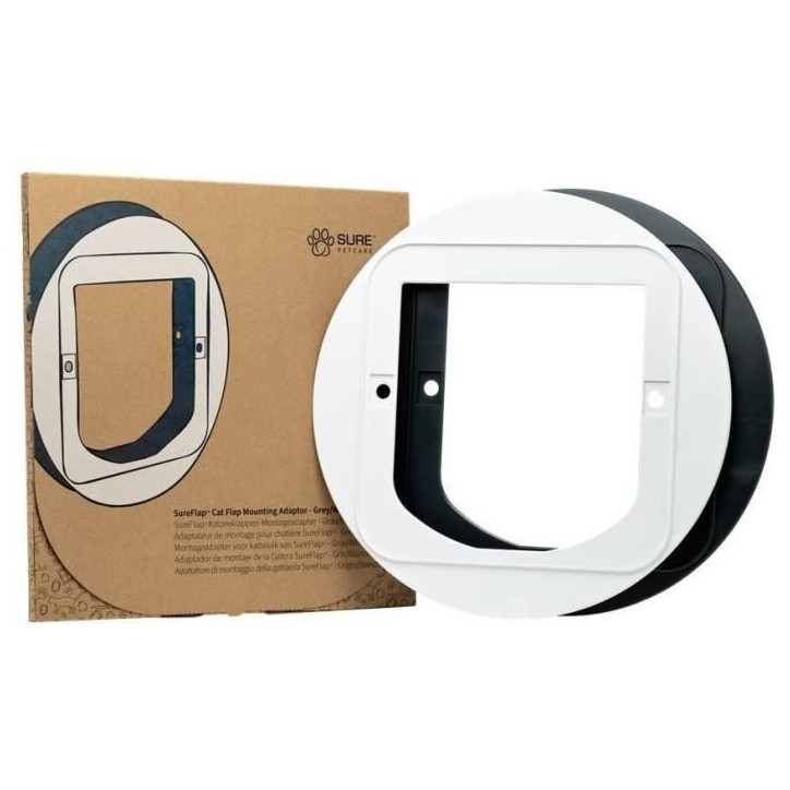 SUREFLAP Adaptateur de montage (blanc/gris) SUREFLAP Adaptateur de montage (blanc/gris)