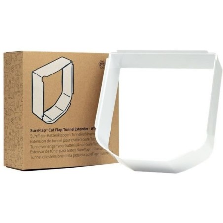 SUREFLAP Extension de tunnel de chatiere - pack individuel (blanc)