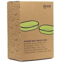 SUREFEED Bol simple - Lot de 2 (vert)