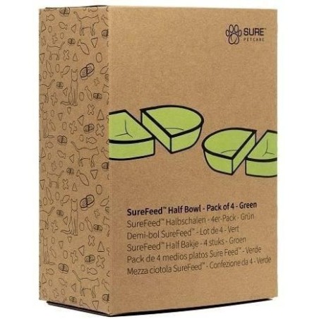 SUREFEED Bol double SureFeed - Lot de 2 (vert)