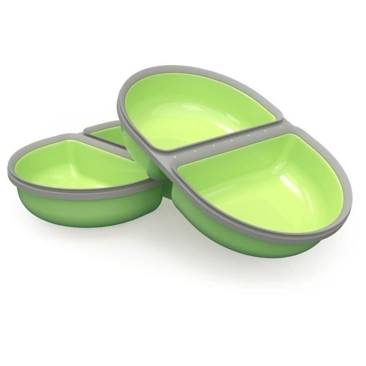 SUREFEED Bol double SureFeed - Lot de 2 (vert)