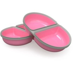 SUREFEED Bol double SureFeed - Lot de 2 (rose)