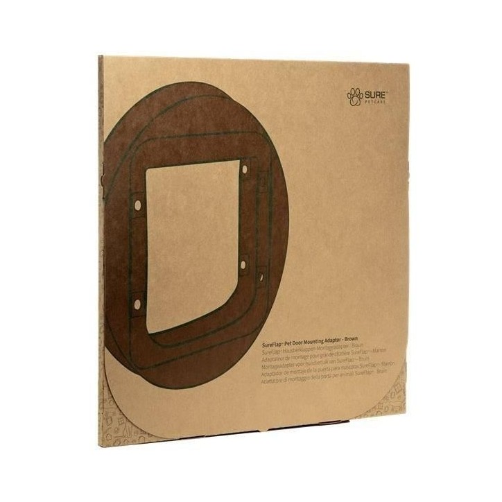 SUREFLAP Adaptateur de montage grand modele (marron) SUREFLAP Adaptateur de montage grand modele (marron)
