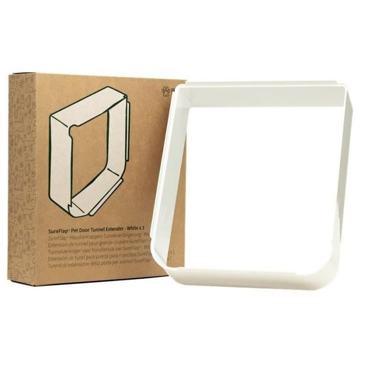 SUREFLAP Extension de tunnel grande chatiere SureFlap - Pack individuel (blanc) SUREFLAP Extension de tunnel grande chatiere SureFlap - Pack individuel (blanc)
