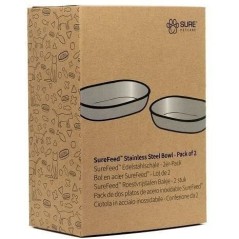 SUREFEED Bol en acier SureFeed - Lot de 2