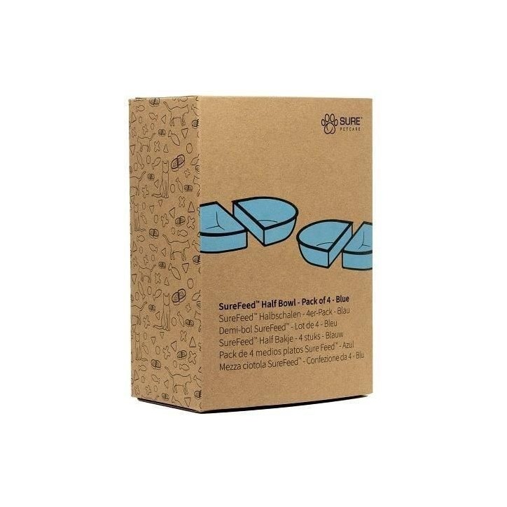 SUREFEED Demi-bol SureFeed - Lot de 4 (bleu) SUREFEED Demi-bol SureFeed - Lot de 4 (bleu)