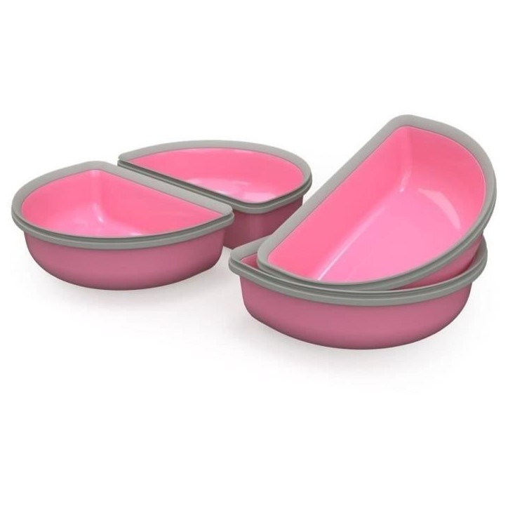 SUREFEED Demi-bol SureFeed - Lot de 4 (rose) SUREFEED Demi-bol SureFeed - Lot de 4 (rose)