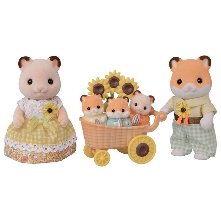 La famille Hamster - SYLVANIAN FAMILIES - 5856 - Mini univers La famille Hamster - SYLVANIAN FAMILIES - 5856 - Mini univers