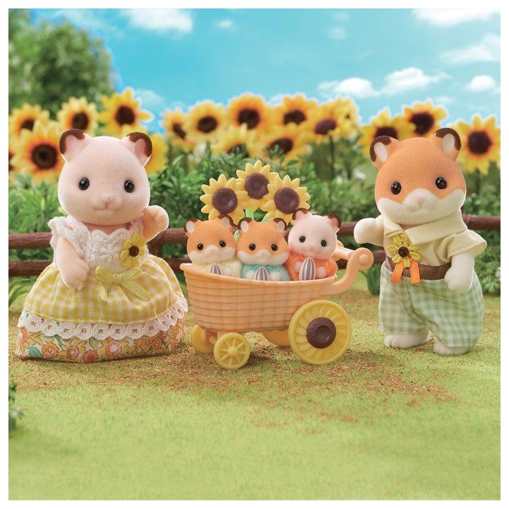La famille Hamster - SYLVANIAN FAMILIES - 5856 - Mini univers La famille Hamster - SYLVANIAN FAMILIES - 5856 - Mini univers