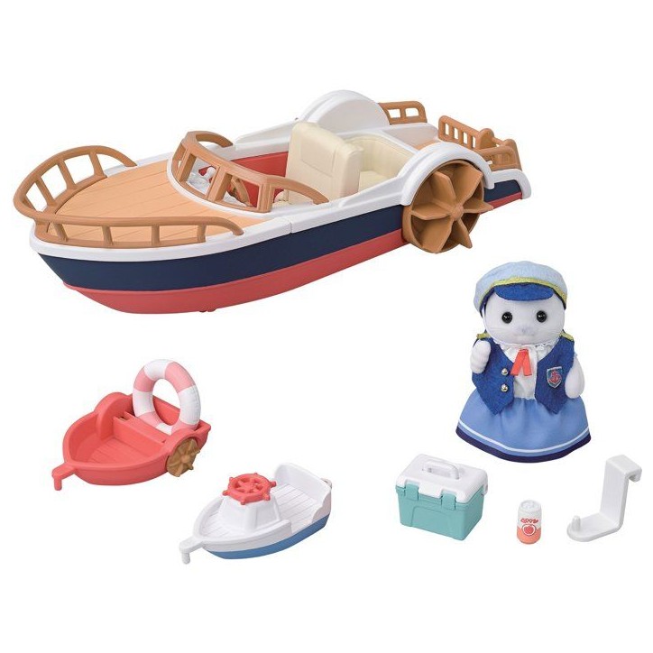Le bateau de plaisance - SYLVANIAN FAMILIES - 5864 - Mini univers Le bateau de plaisance - SYLVANIAN FAMILIES - 5864 - Mini univers