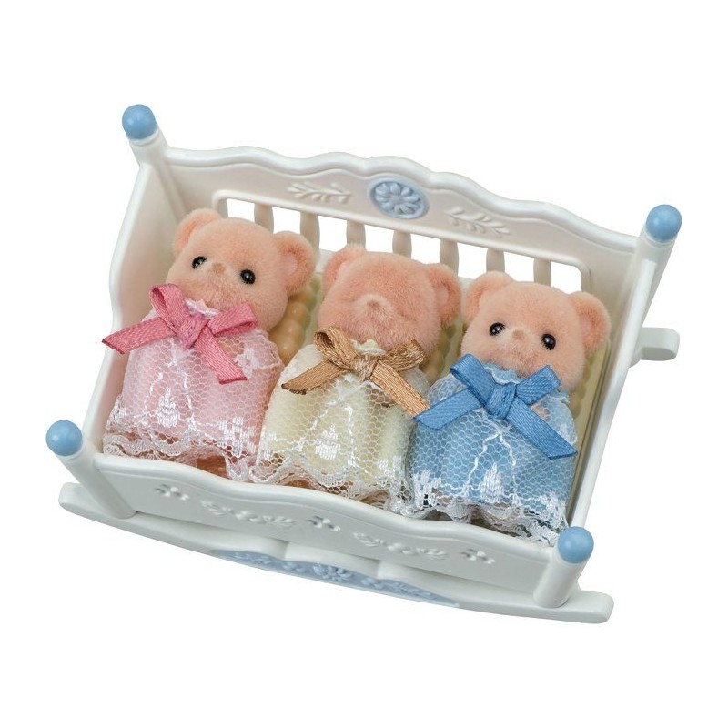 Les triplés Ours Biscuit - SYLVANIAN FAMILIES - 5866 - Mini univers