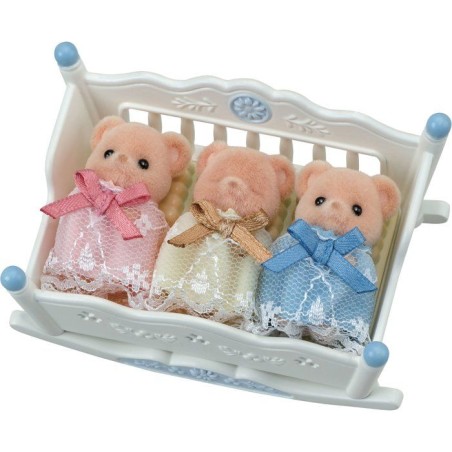 Les triplés Ours Biscuit - SYLVANIAN FAMILIES - 5866 - Mini univers