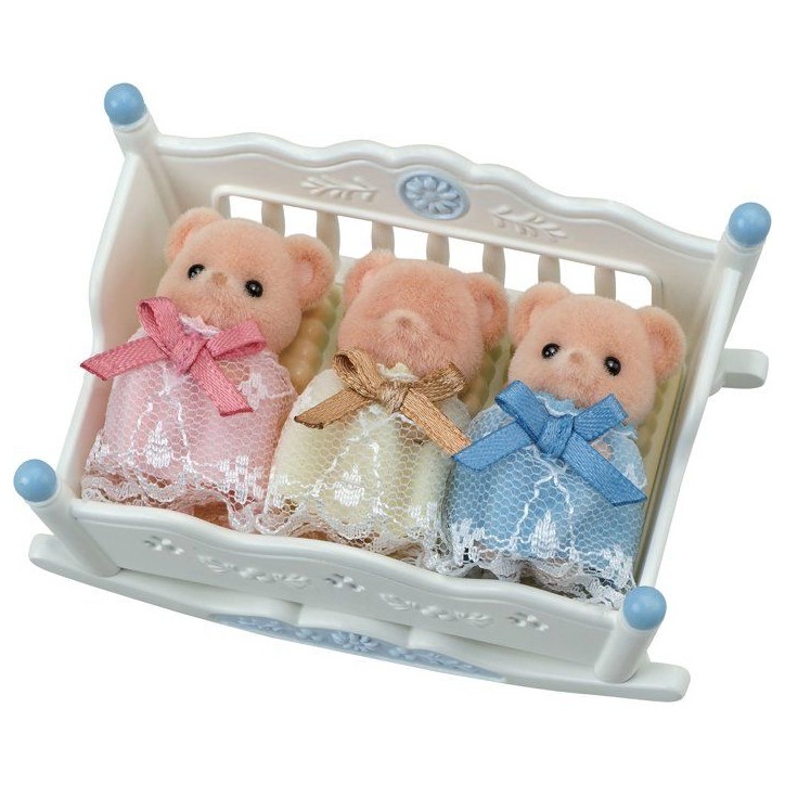 Les triplés Ours Biscuit - SYLVANIAN FAMILIES - 5866 - Mini univers Les triplés Ours Biscuit - SYLVANIAN FAMILIES - 5866 - Mini univers